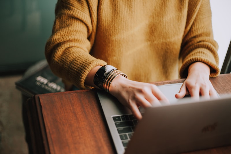 A professional sitting correctly at an office desk